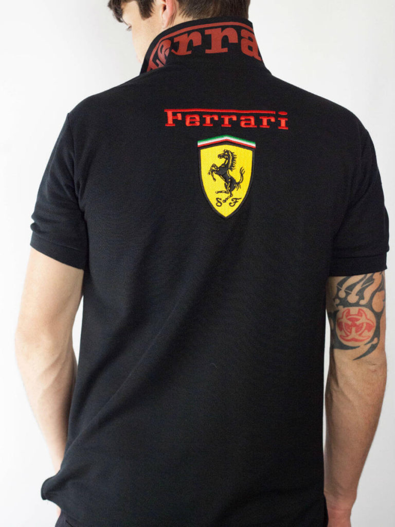 Ferrari polo shirt black_6