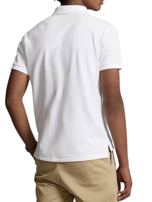 Polo Ralph Lauren Custom Slim Fit Polo Shirt White Polo Ralph Lauren ...