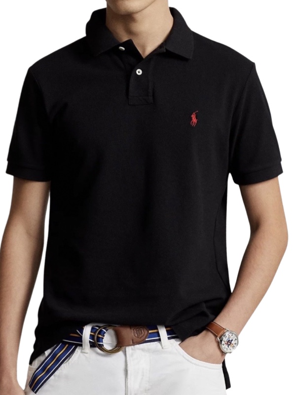 Polo Ralph Lauren X ASOS Exclusive Collab Slim Fit Polo In Black